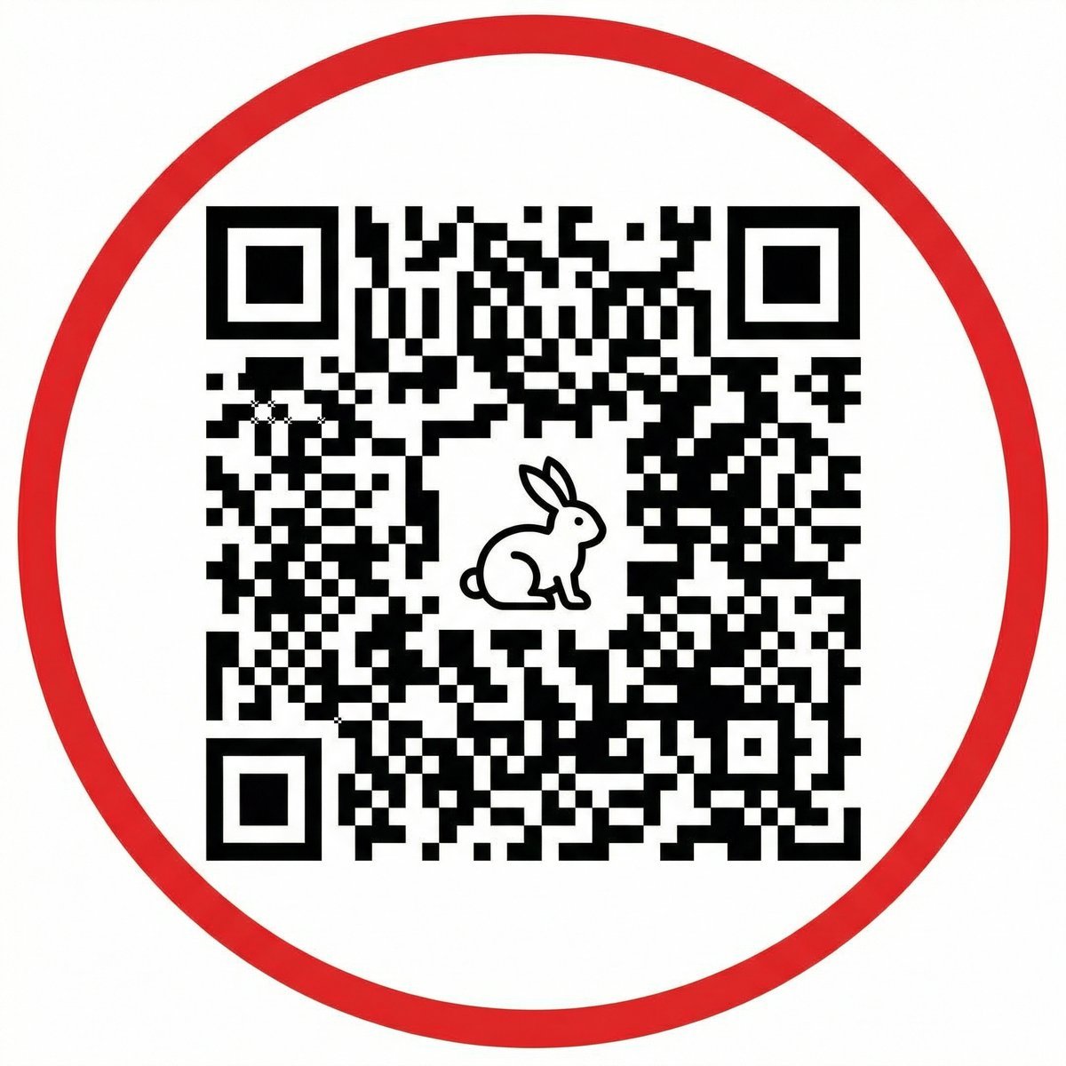 困困兔公众号二维码